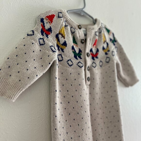 Hanna Andersson Gnome Sweater Romper - Picture 1 of 6